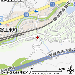 兵庫県神戸市北区谷上南町28周辺の地図