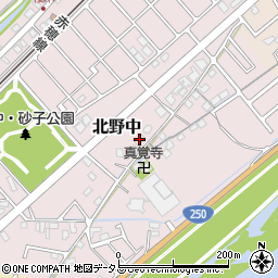 兵庫県赤穂市北野中202周辺の地図