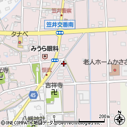静岡県浜松市中央区恒武町798周辺の地図