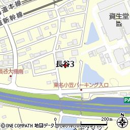 静岡県掛川市長谷3丁目周辺の地図