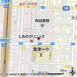 ＧＯＫＯＫＵ江坂工場周辺の地図