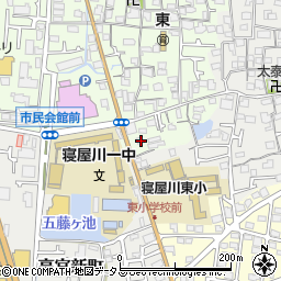 大阪府寝屋川市秦町39-10周辺の地図