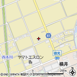 静岡県袋井市延久237周辺の地図