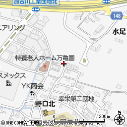 兵庫県加古川市野口町水足94-44周辺の地図