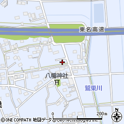 静岡県袋井市鷲巣767周辺の地図