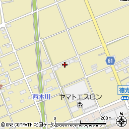静岡県袋井市延久289周辺の地図