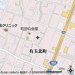 静岡県浜松市中央区有玉北町1891周辺の地図