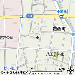 静岡県浜松市中央区豊西町1914周辺の地図