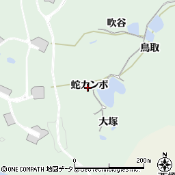 京都府相楽郡精華町北稲八間蛇カンボ周辺の地図