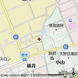 静岡県袋井市延久177周辺の地図