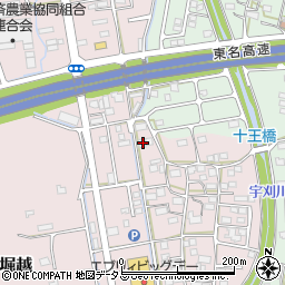 静岡県袋井市堀越1066周辺の地図