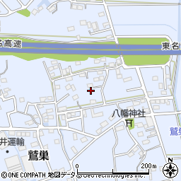 静岡県袋井市鷲巣824周辺の地図