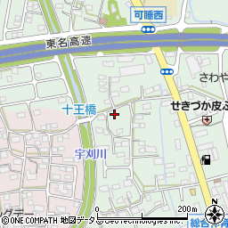 静岡県袋井市久能1840-3周辺の地図