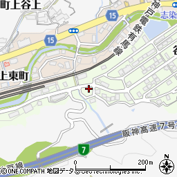 兵庫県神戸市北区谷上南町27-9周辺の地図