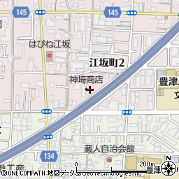 株式会社神崎商店周辺の地図