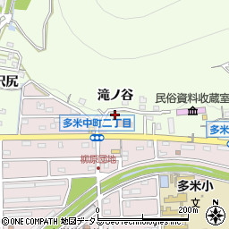 愛知県豊橋市多米町寺門周辺の地図