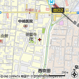 大阪府吹田市垂水町2丁目13周辺の地図