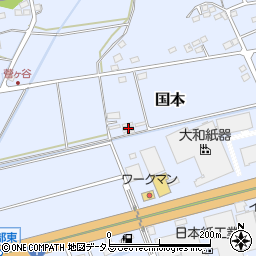 静岡県袋井市国本1371周辺の地図