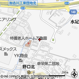 兵庫県加古川市野口町水足94-41周辺の地図