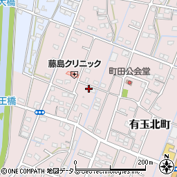 静岡県浜松市中央区有玉北町1940周辺の地図
