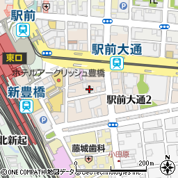 河合塾マナビス豊橋駅前校周辺の地図