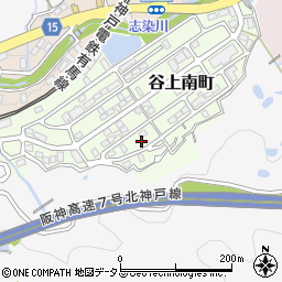 兵庫県神戸市北区谷上南町18-5周辺の地図