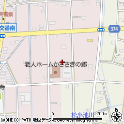 静岡県浜松市中央区恒武町848周辺の地図