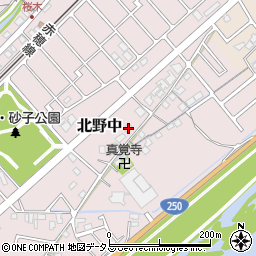 兵庫県赤穂市北野中207周辺の地図