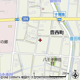 静岡県浜松市中央区豊西町2148周辺の地図