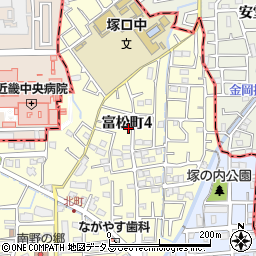 東富松御願塚線周辺の地図