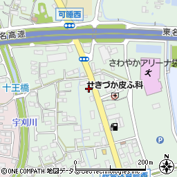 静岡県袋井市久能1856-6周辺の地図