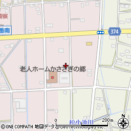 静岡県浜松市中央区恒武町周辺の地図