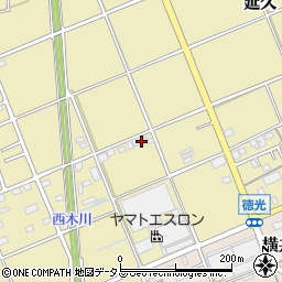 静岡県袋井市延久289-6周辺の地図