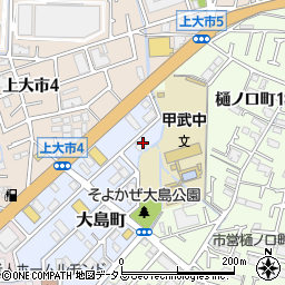 兵庫県西宮市大島町10周辺の地図