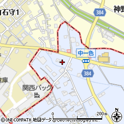 兵庫県加古郡稲美町中一色819周辺の地図