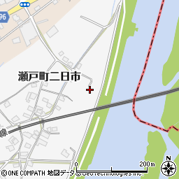 瀬戸二日市公園周辺の地図