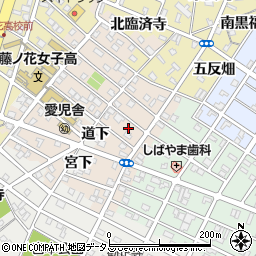愛知県豊橋市住吉町周辺の地図