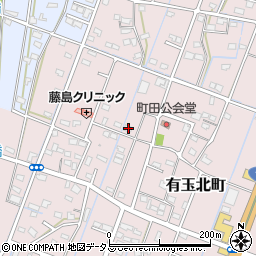 静岡県浜松市中央区有玉北町1937周辺の地図
