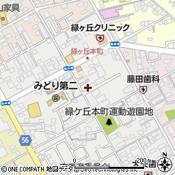 三重県伊賀市緑ケ丘本町1618周辺の地図