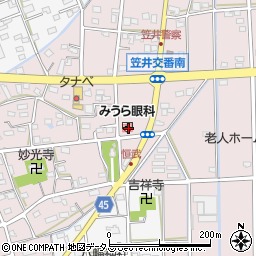 静岡県浜松市中央区恒武町295周辺の地図