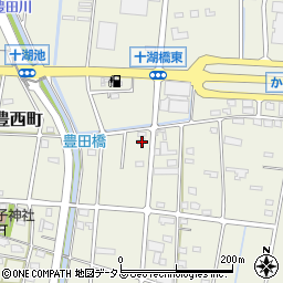 静岡県浜松市中央区豊西町500周辺の地図