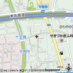 静岡県袋井市久能1844-1周辺の地図