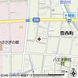 静岡県浜松市中央区豊西町1915周辺の地図