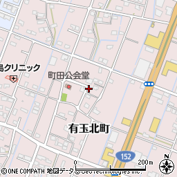 静岡県浜松市中央区有玉北町1896周辺の地図