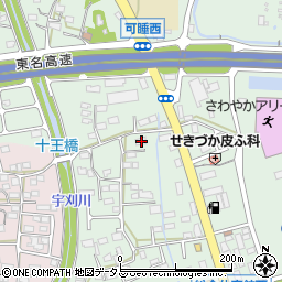 静岡県袋井市久能1847周辺の地図