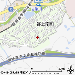 兵庫県神戸市北区谷上南町18-1周辺の地図