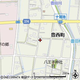 静岡県浜松市中央区豊西町1931周辺の地図