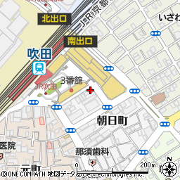 個別指導京進スクール・ワン　吹田教室周辺の地図