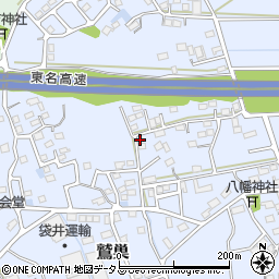静岡県袋井市鷲巣580周辺の地図