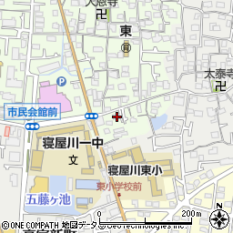 大阪府寝屋川市秦町39-18周辺の地図